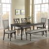 Linnett - 6 Piece Dining Set - Dark Gray