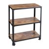 Charm 3 Shelf Mobile Kitchen Serving Cart