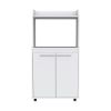 Charlotte 1-Shelf 2-Door Kitchen Pantry White