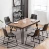 Aryven Industrial 7-Piece Dining Set, Antique Gray