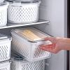 Storage Box Fridge Organizer Fresh Vegetable Fruit Boxes Drain Basket Storage Containers Pantry Kitchen Organizer For Kitchen