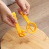 1pc Tomato Slicer Cutter Grape Tools Cherry Kitchen Pizza Fruit Splitter; Small Tomatoes Accessories Manual Cut Gadget